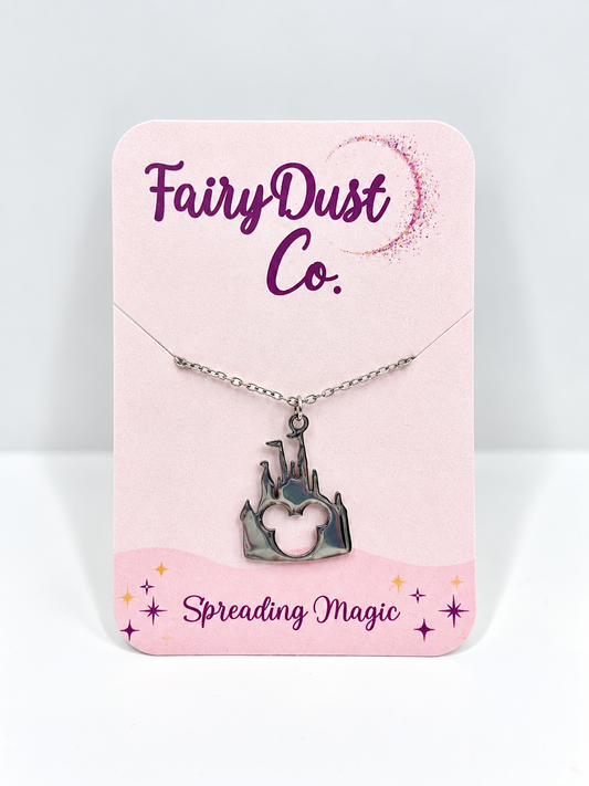Magical Castle Necklace: Silver