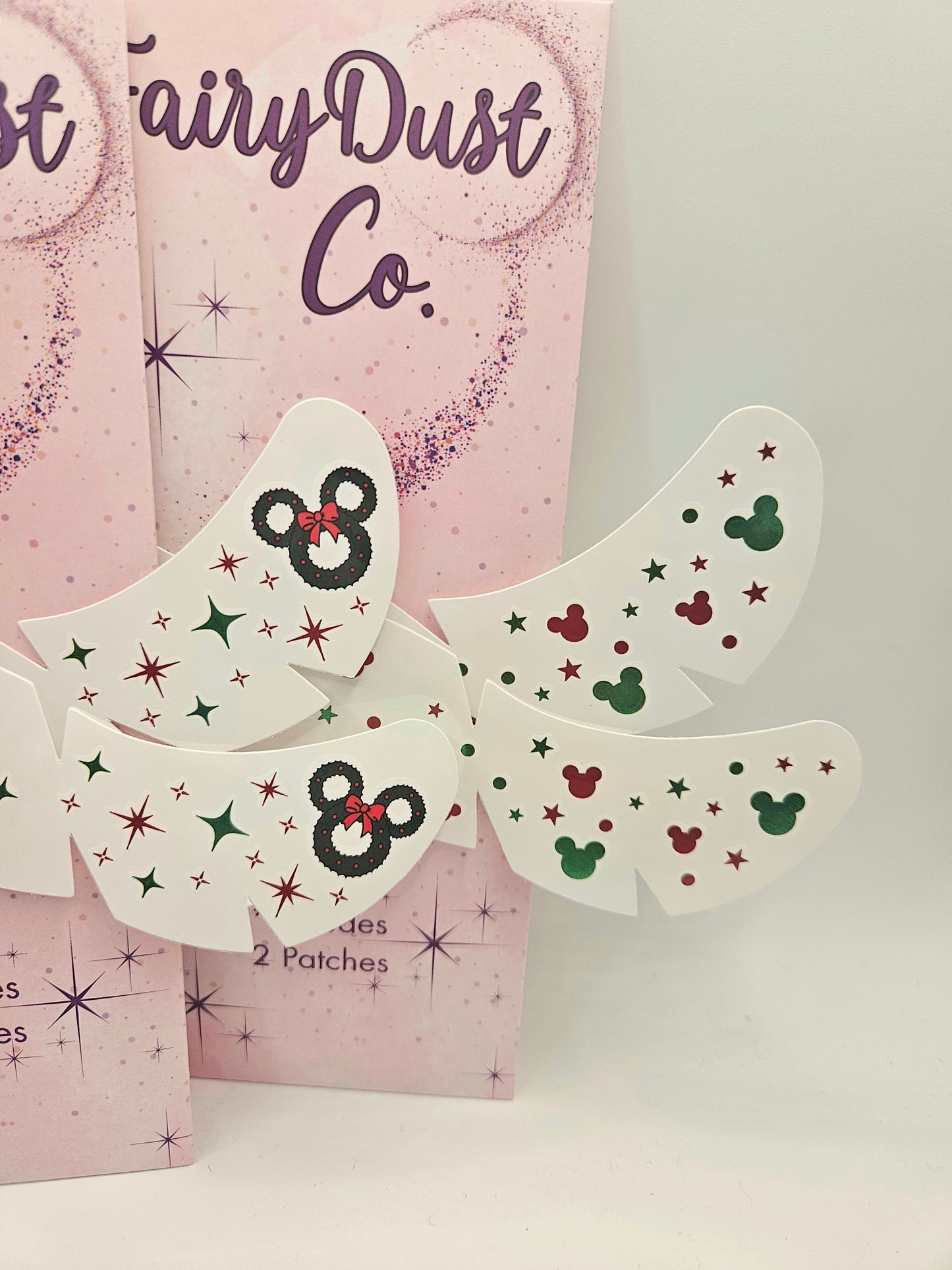 Red and Green Holiday Mouse Set