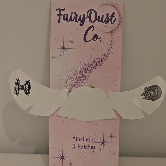 video of glow in the dark face tattoos with stars