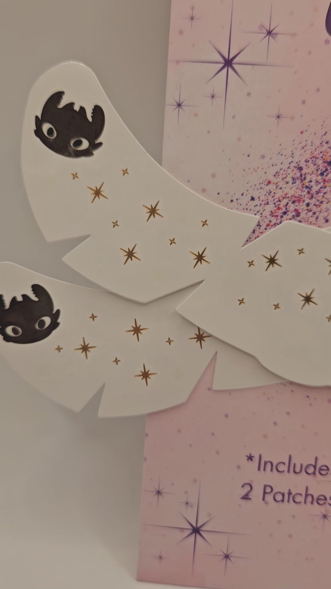 close up video of dragon face freckles